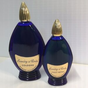 Evening in Paris Cologne and Toilet Water Set - Blue and Gold